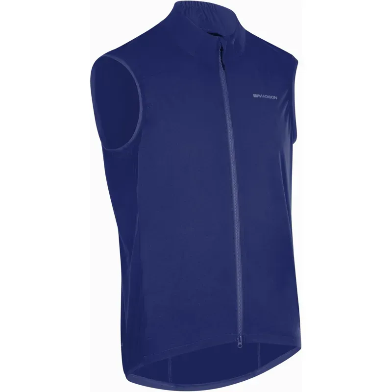 Madison Freewheel Packable Wind Resistant Gilet in Ink Navy-1