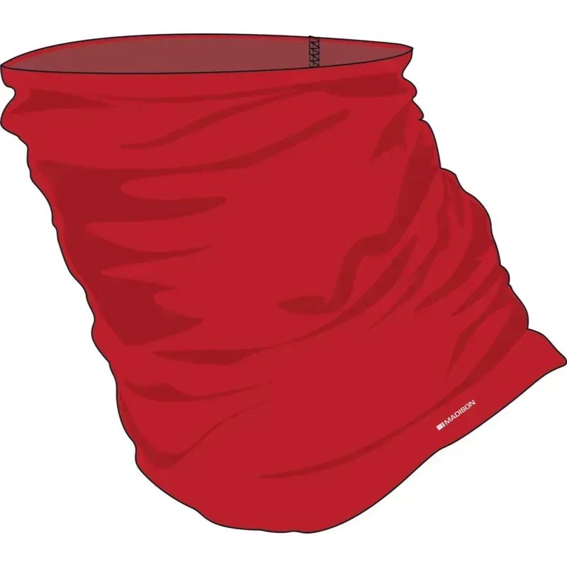 Madison Roam Merino Necktube in Mineral Red
