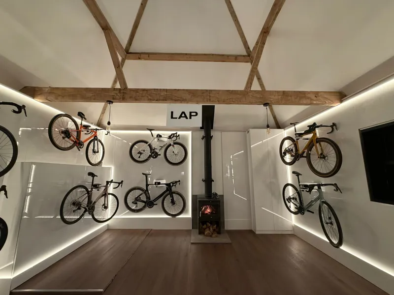 LAP Bikes showroom at The Velo Barn